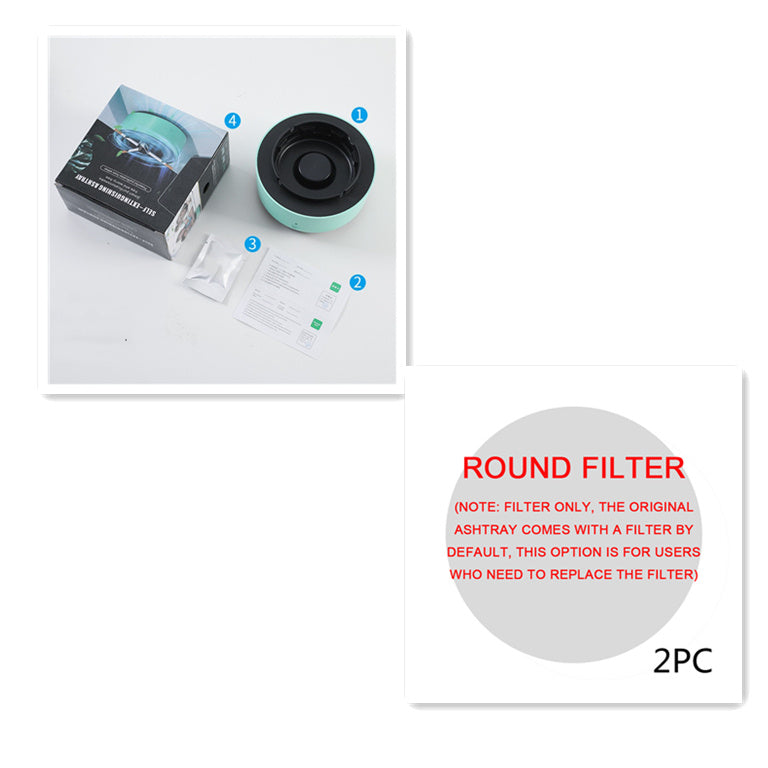 Portable Smoke Removal Ashtray – Air Purification & Anion Cleaner