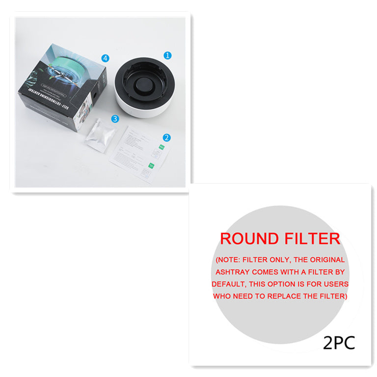 Portable Smoke Removal Ashtray – Air Purification & Anion Cleaner