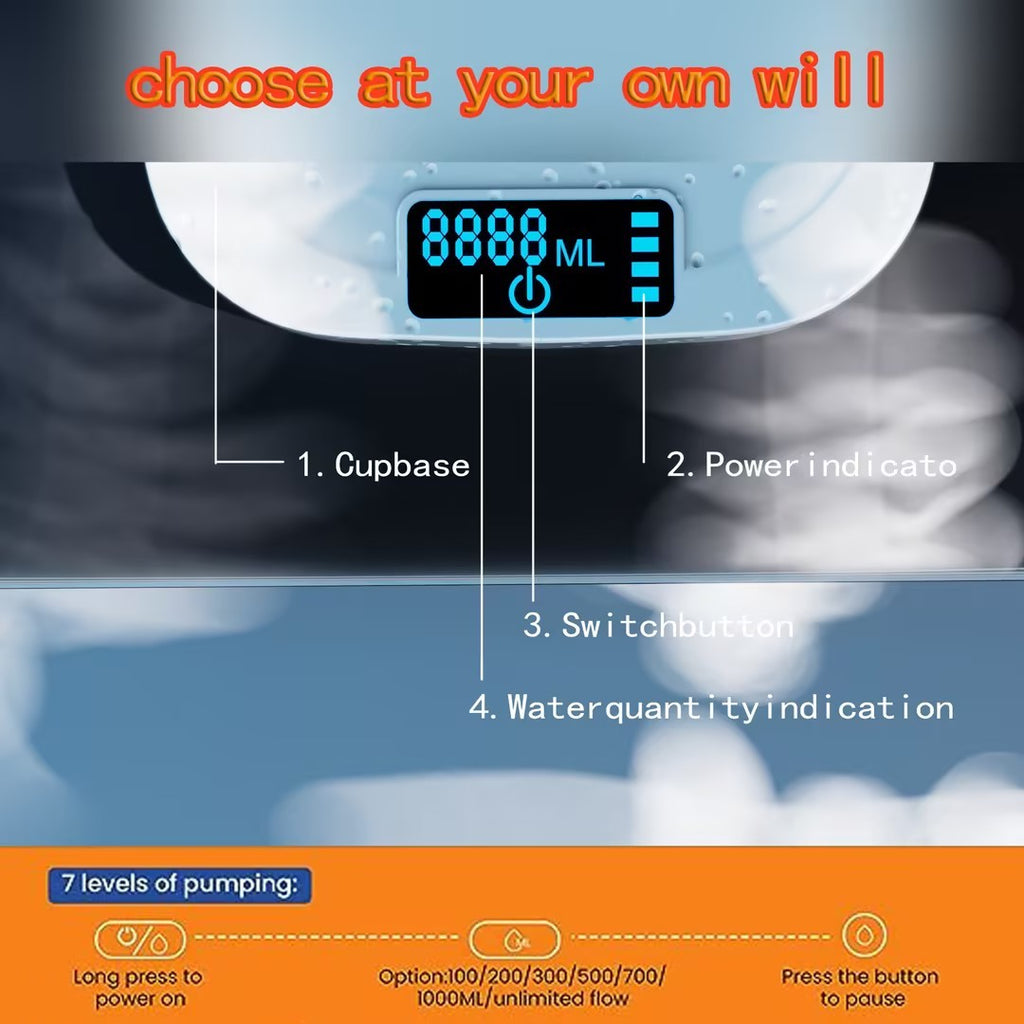 Automatic  Water Dispenser – Rechargeable with Stand