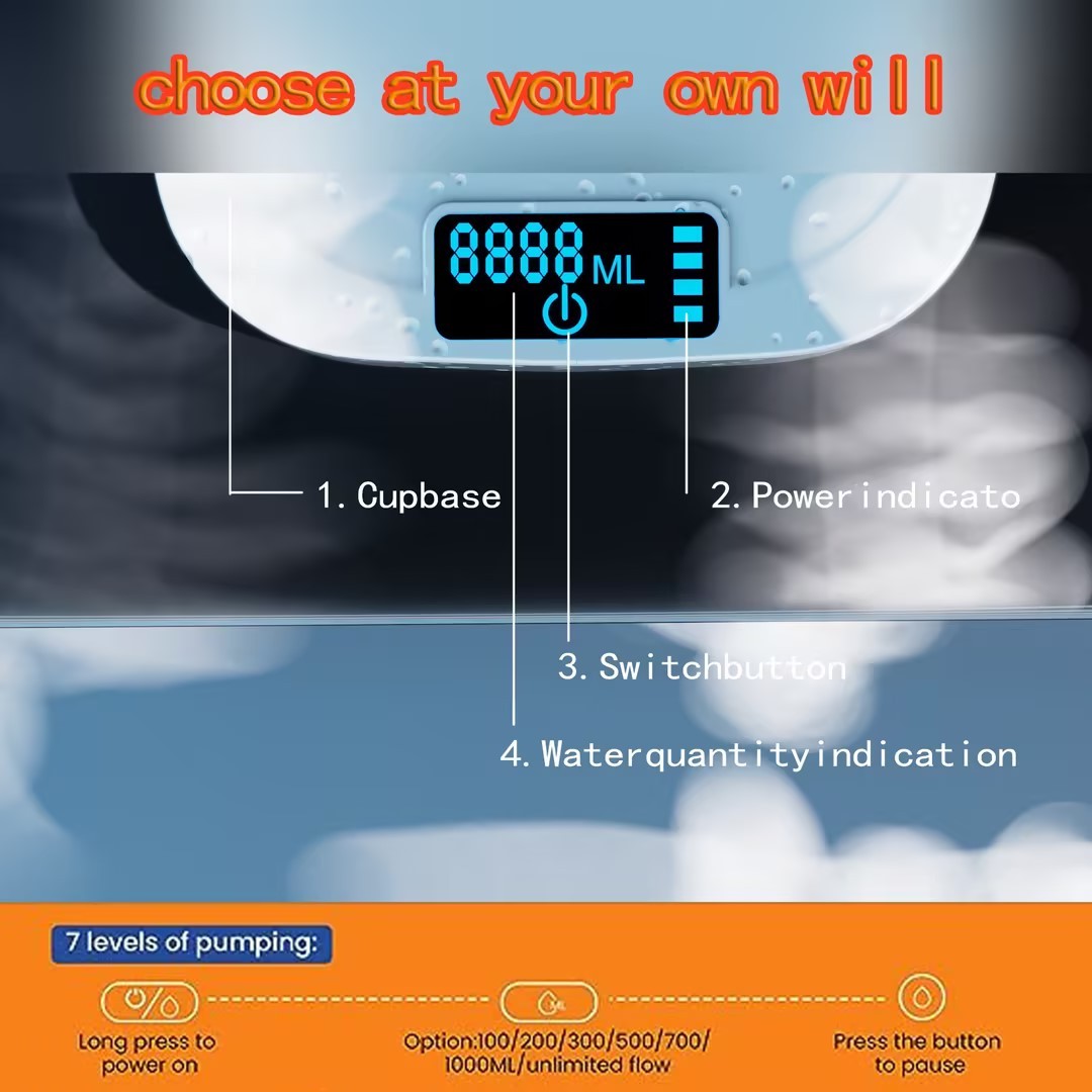 Automatic  Water Dispenser – Rechargeable with Stand