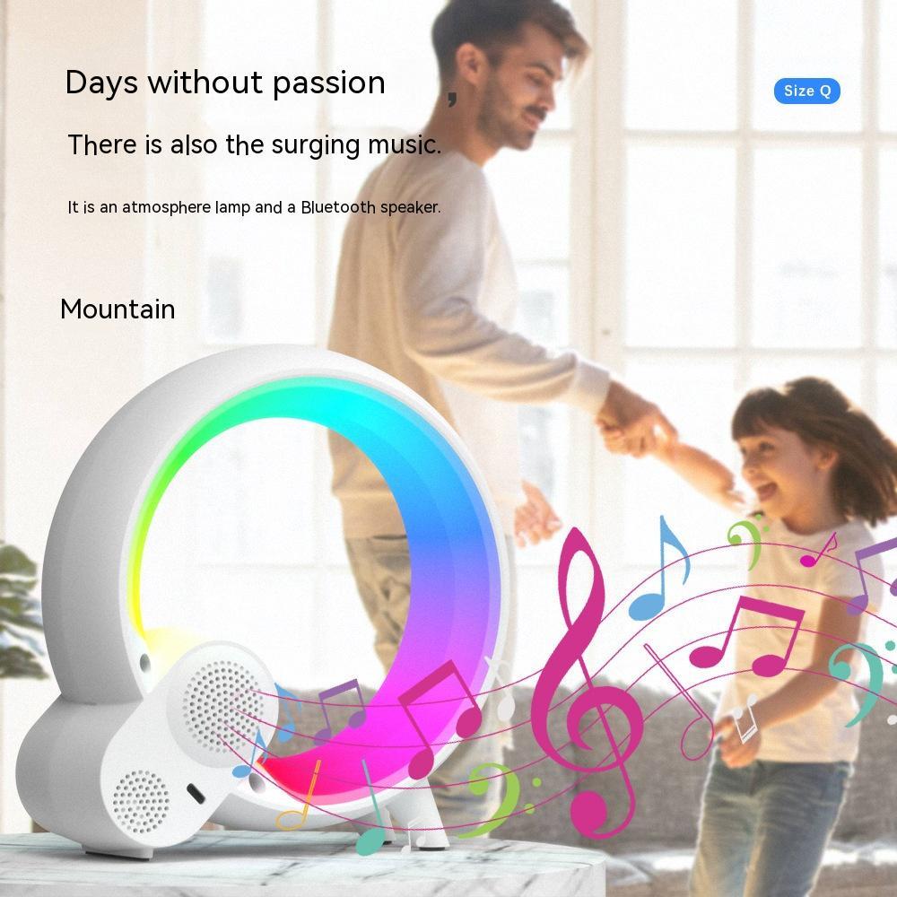 Q Light Sunrise Alarm Clock – Bluetooth Audio & Colorful Wake-up
