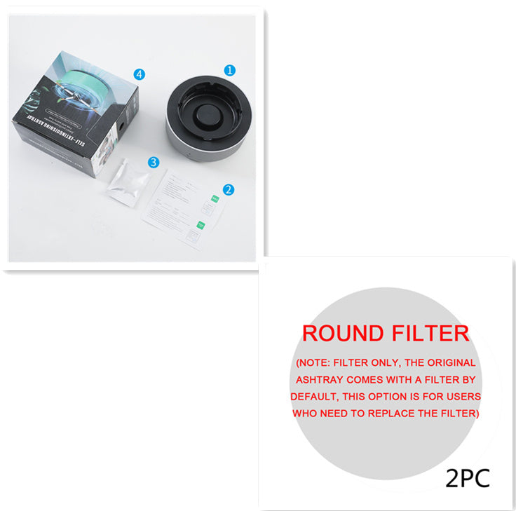 Portable Smoke Removal Ashtray – Air Purification & Anion Cleaner