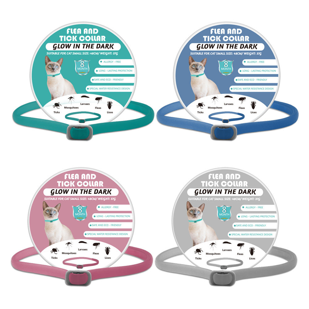 Luminous Insect Repellent Dog Collar – Safe Nighttime Protection for Pets